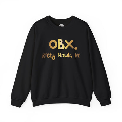 OBX Happy Tee (Sweatshirt, Gold) Printify