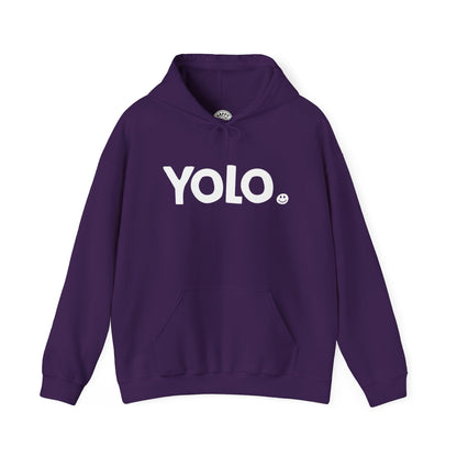 YOLO Happy Tee (Hoodie)  Hoodie  HAPPY TEES® BRAND