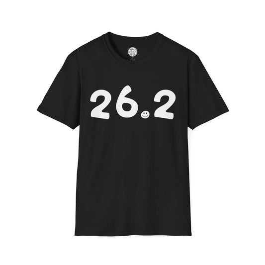 26.2 Happy Tee  T-Shirt Black / 2XL HAPPY TEES® BRAND