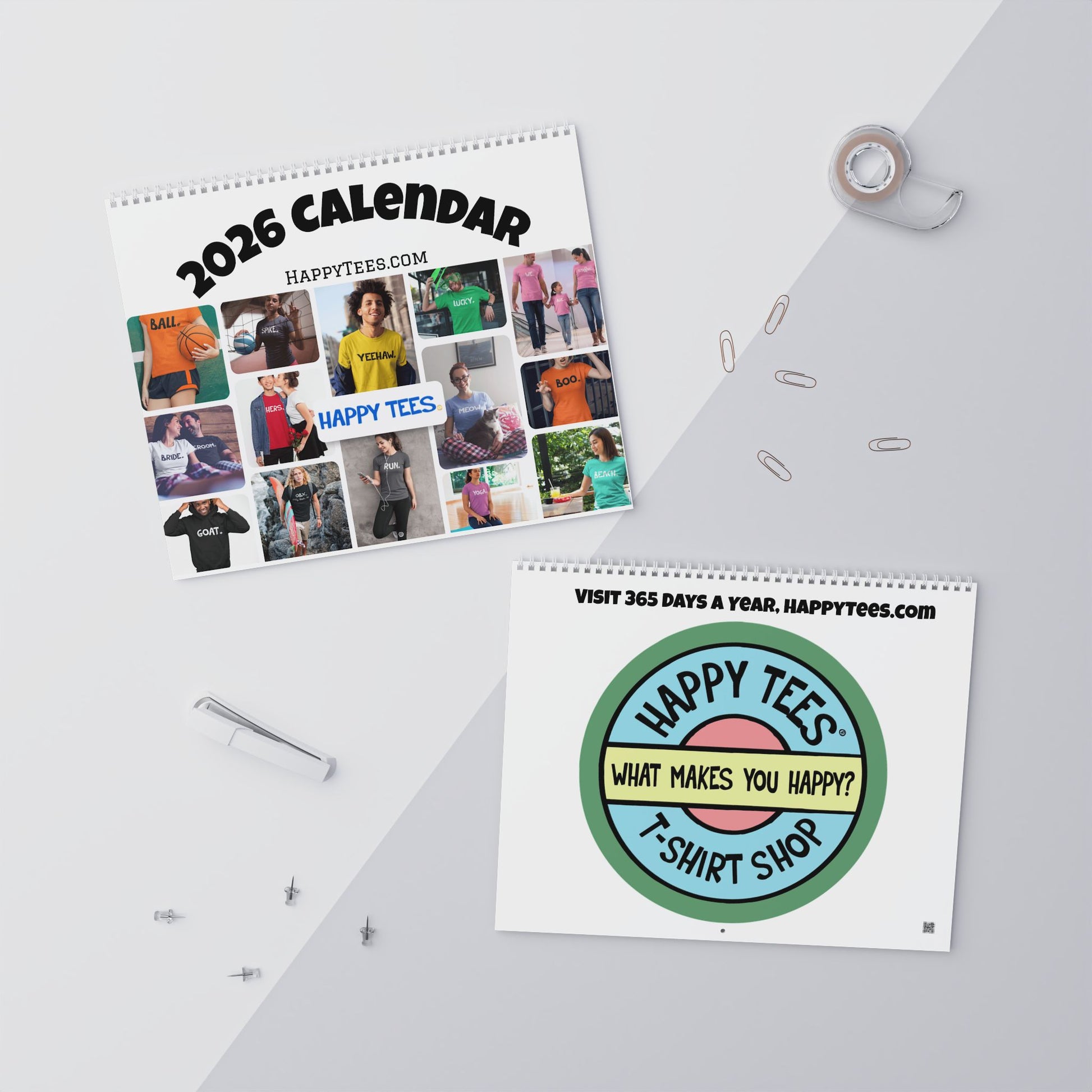 Happy Tees® Calendar (2026)  Calendar  HAPPY TEES® BRAND