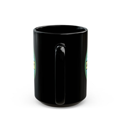 Happy Tees® Mug (ceramic, black, 15 ounce)  Mug  HAPPY TEES® BRAND