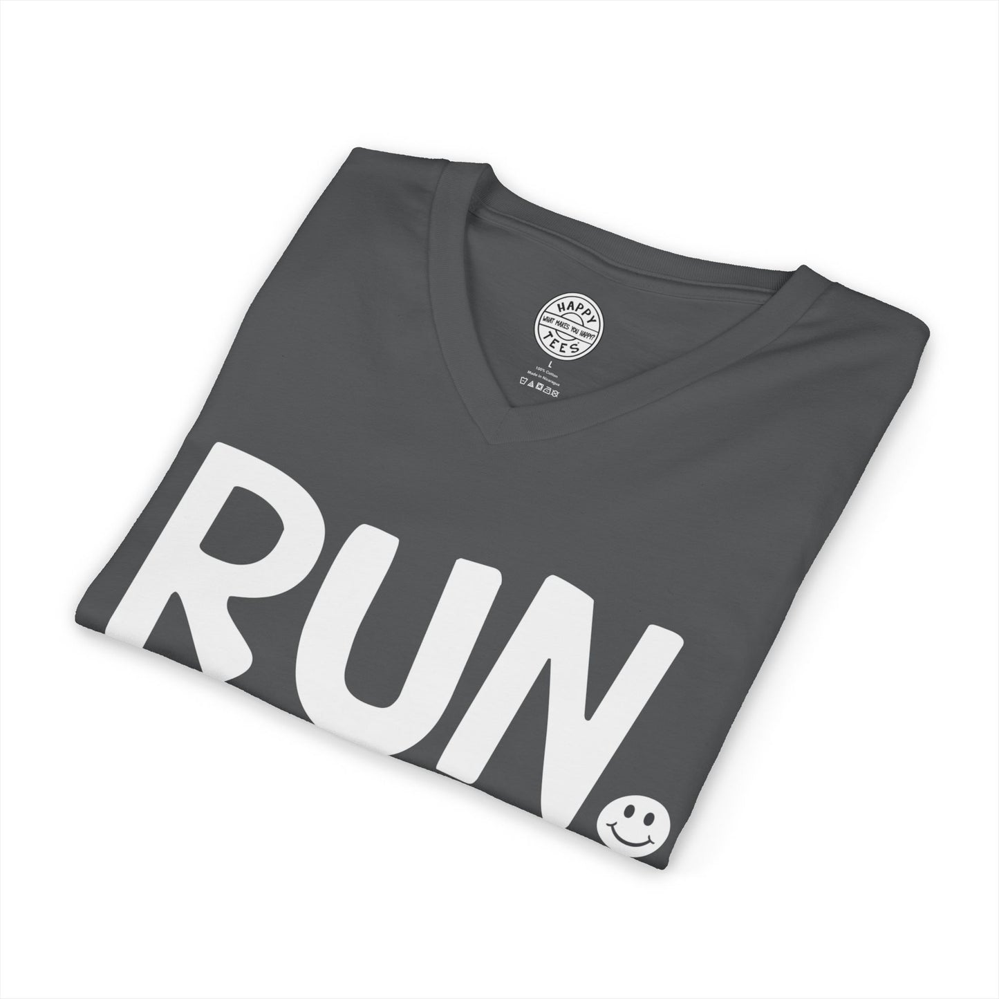 RUN Happy Tee (V-Neck)