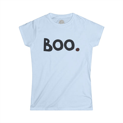 BOO Happy Tee (Woman's Tee)  T-Shirt  HAPPY TEES® BRAND