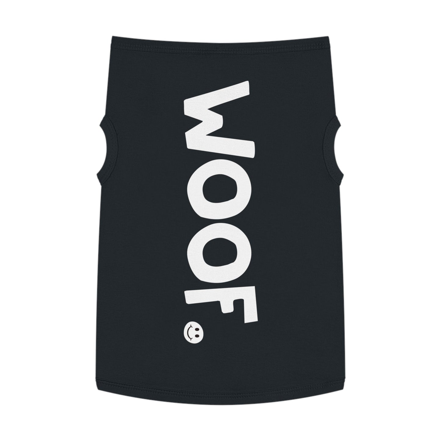 WOOF Happy Tee (Pet Tank Top)  Pets XL / Black HAPPY TEES® BRAND