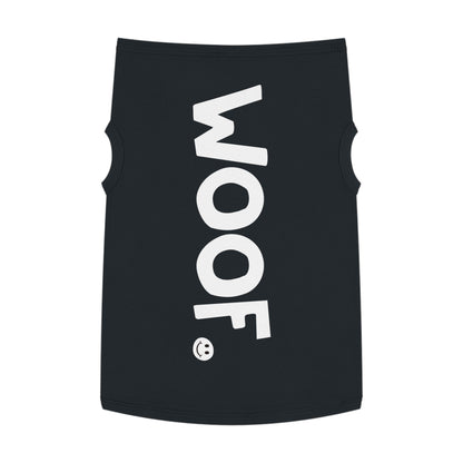 WOOF Happy Tee (Pet Tank Top)  Pets XL / Black HAPPY TEES® BRAND