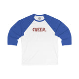 CHEER Happy Tee (Long Sleeve Baseball Tee)