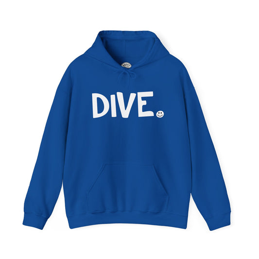 DIVE Happy Tee (Hoodie)  Hoodie 2XL / Royal HAPPY TEES® BRAND