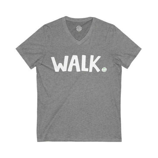 WALK Happy Tee (V-Neck) Printify