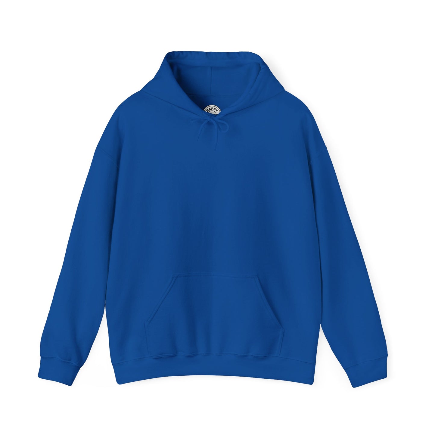 Happy Tees® Hoodie (without front logo)  Hoodie 2XL / Royal HAPPY TEES® BRAND