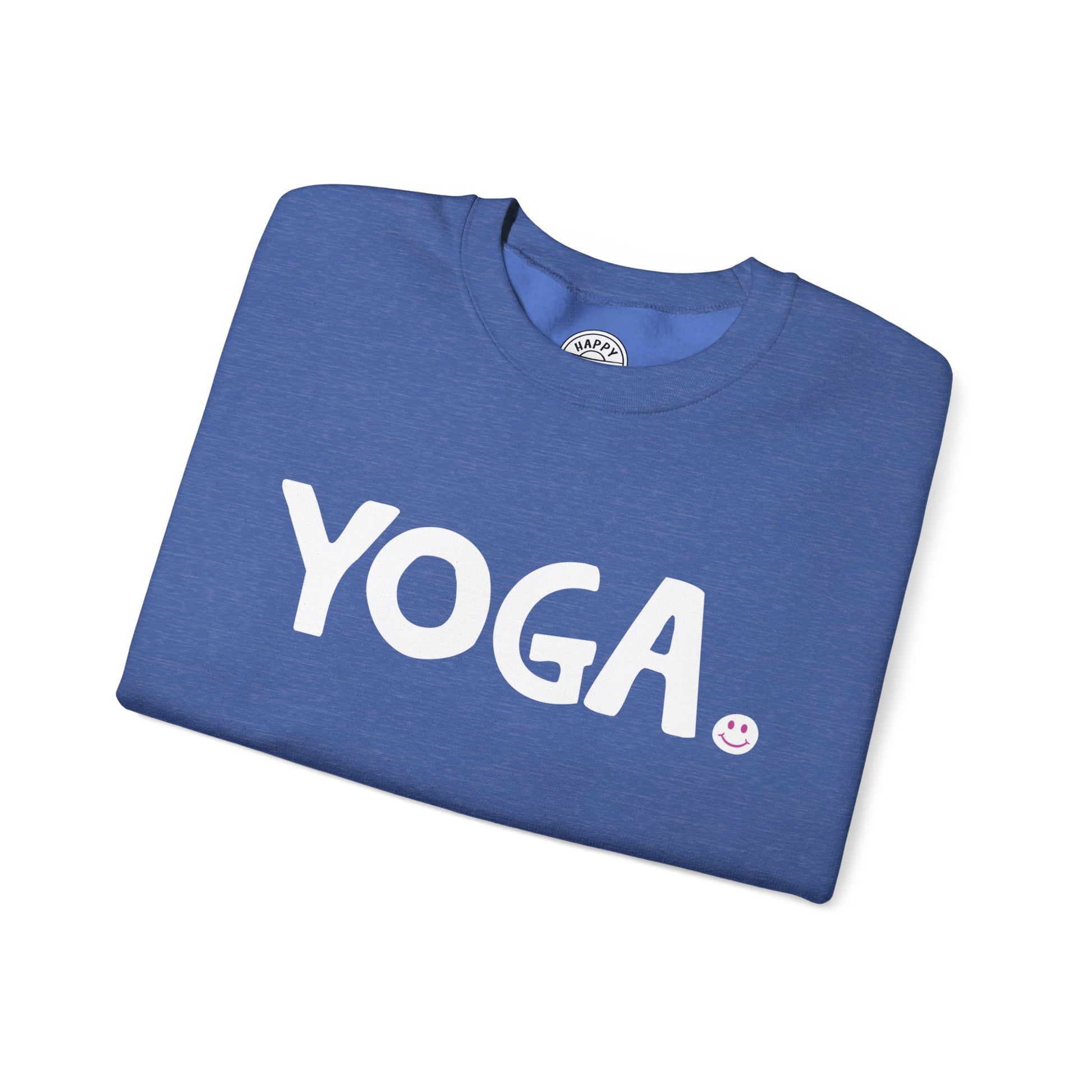 YOGA Happy Tee (Sweatshirt)  Sweatshirt  HAPPY TEES® BRAND