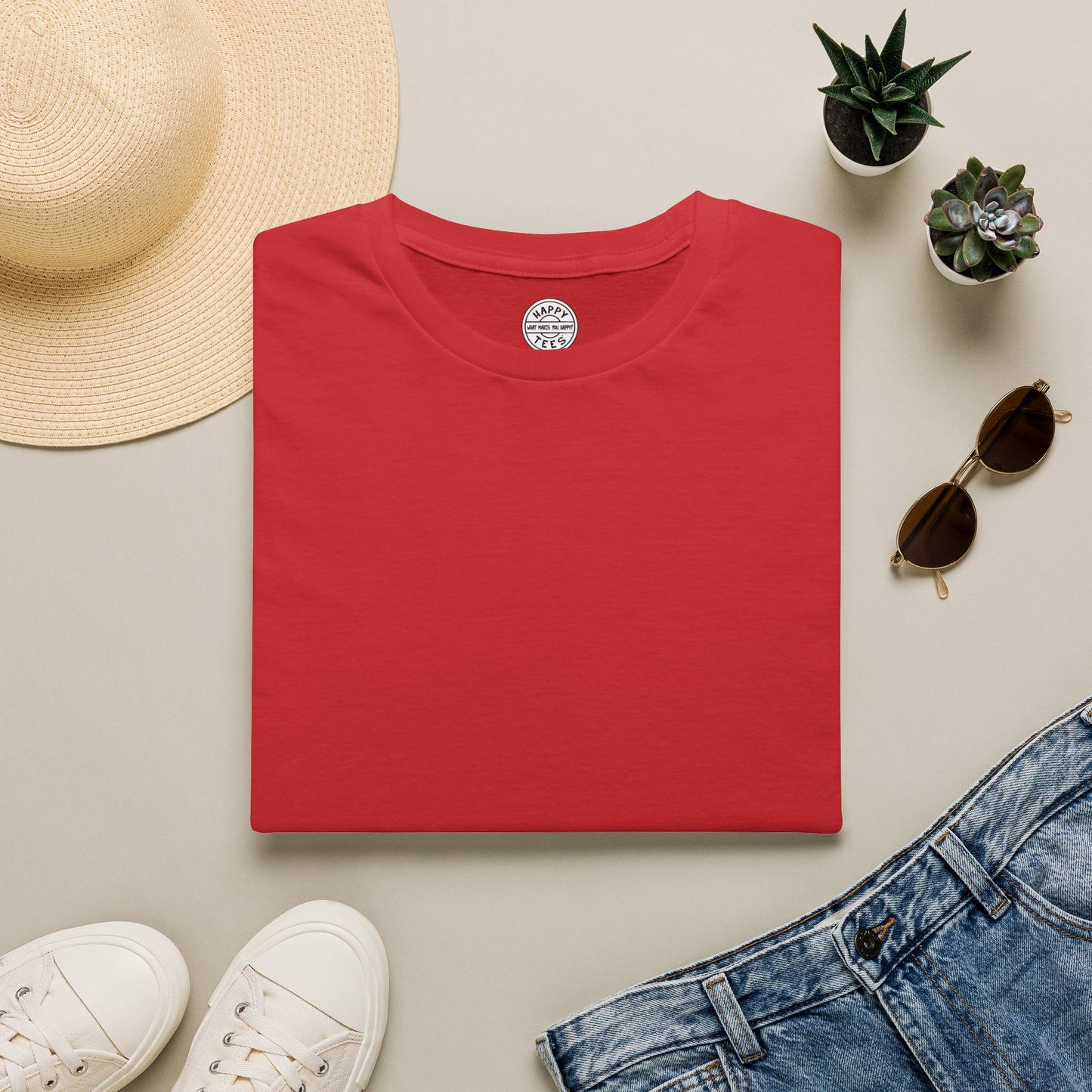 BASIC Happy Tee  T-Shirt  HAPPY TEES® BRAND
