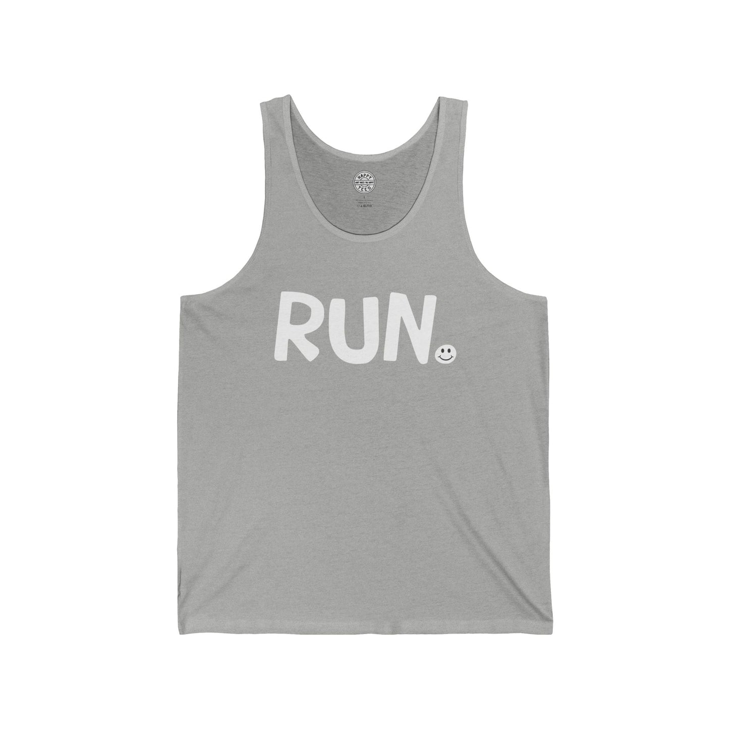 RUN Happy Tee (Tank Top)  Tank Top 2XL / Athletic Heather HAPPY TEES® BRAND