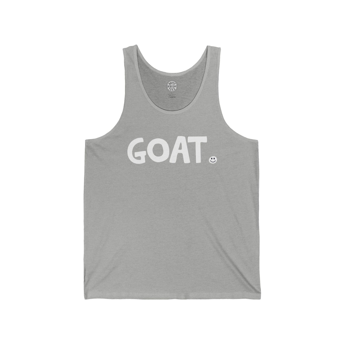 GOAT Happy Tee (Tank Top)  Tank Top  HAPPY TEES® BRAND