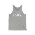 BEACH Happy Tee (Tank Top)  Tank Top 2XL / Athletic Heather HAPPY TEES® BRAND