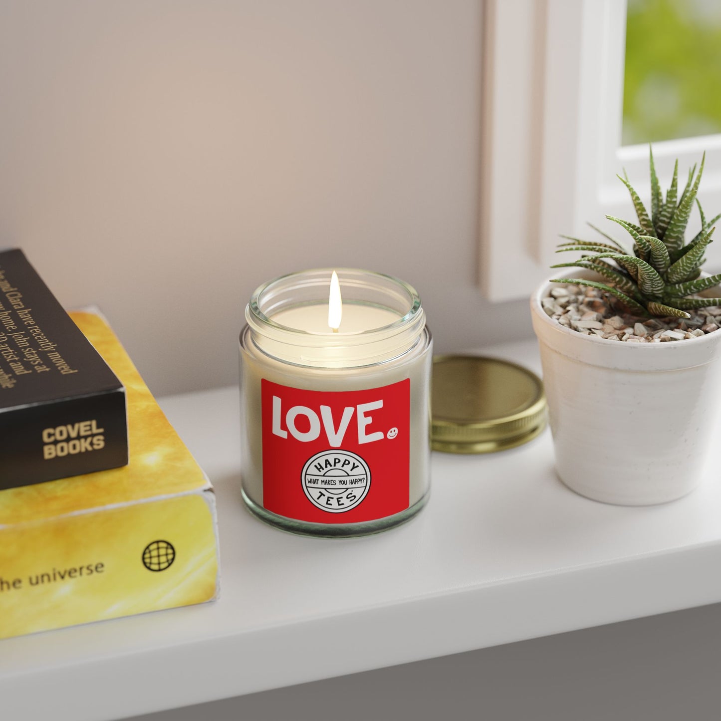 LOVE Happy Tee (Candle Jar)  Home Decor  HAPPY TEES® BRAND