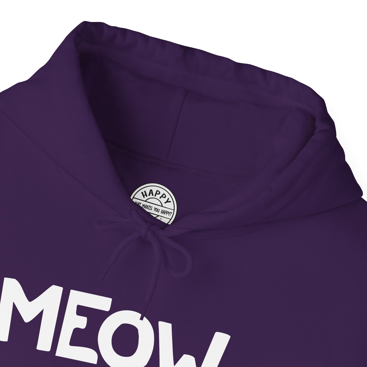 MEOW Happy Tee (Hoodie)  Hoodie  HAPPY TEES® BRAND