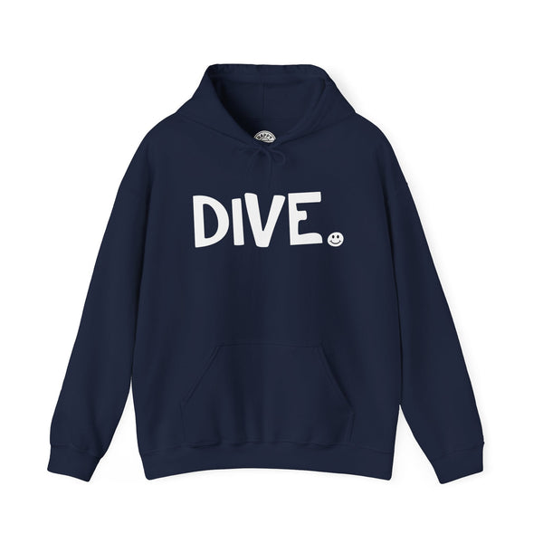 DIVE Happy Tee (Hoodie)  Hoodie 2XL / Navy HAPPY TEES® BRAND