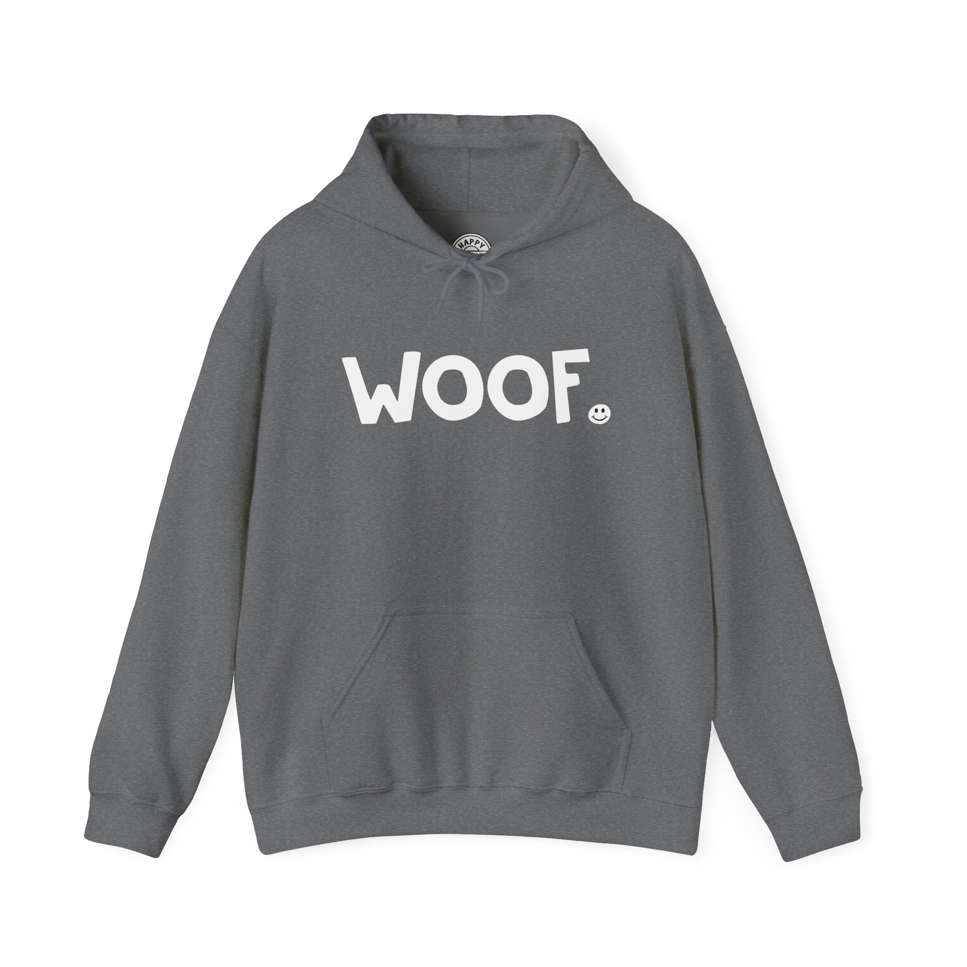 WOOF Happy Tee (Hoodie)  Hoodie  HAPPY TEES® BRAND