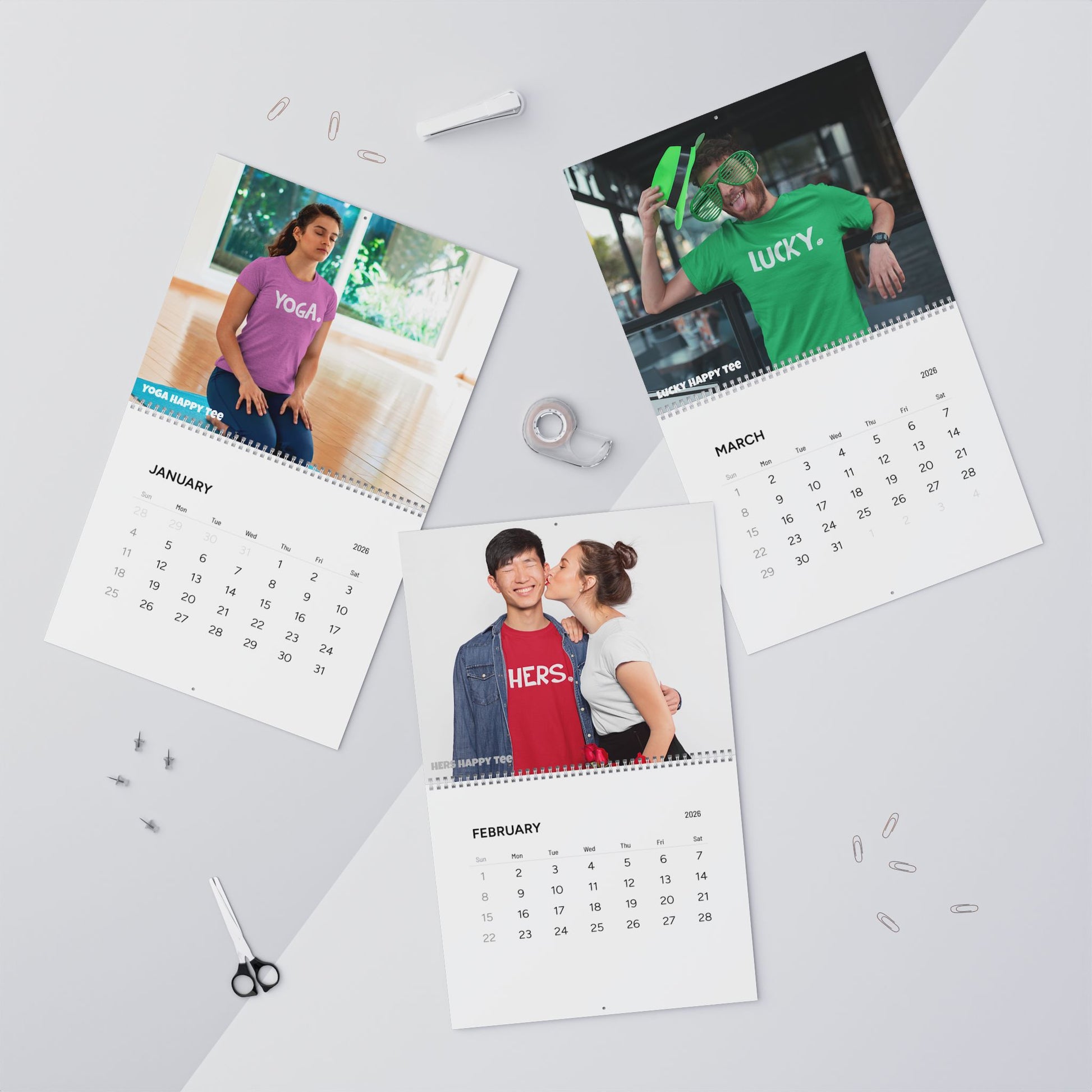 Happy Tees® Calendar (2026)  Calendar  HAPPY TEES® BRAND