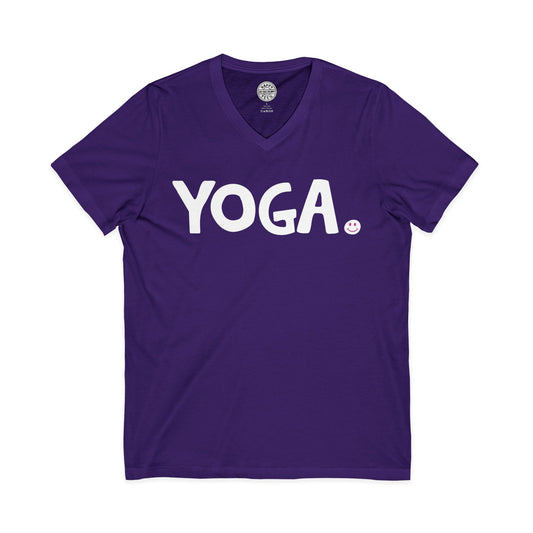 YOGA Happy Tee (V-Neck)  V-neck  HAPPY TEES® BRAND