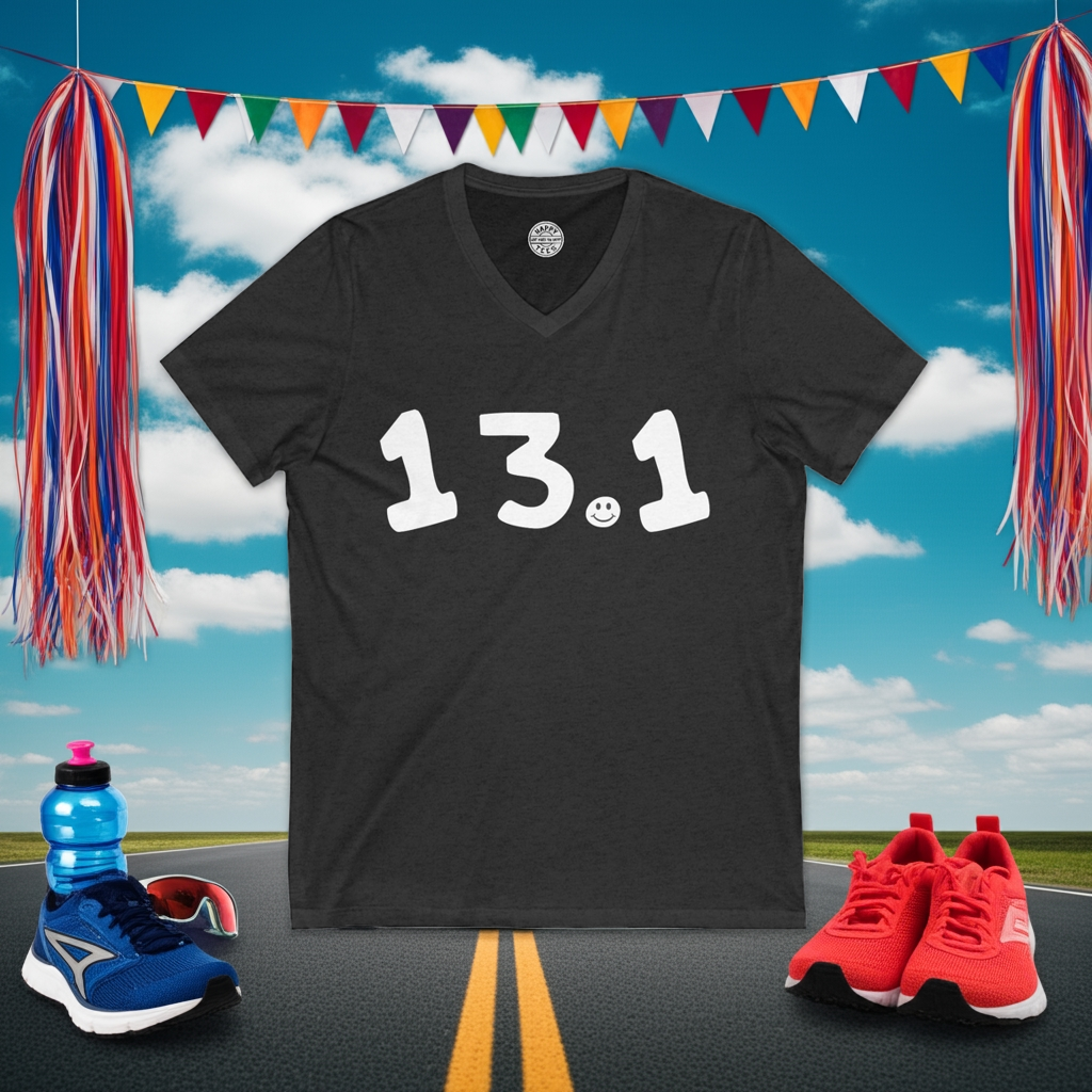 13.1 Happy Tee (V-Neck)  V-neck  HAPPY TEES® BRAND
