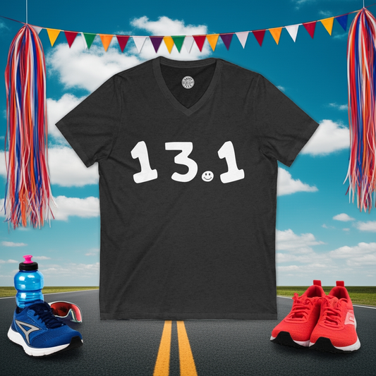 13.1 Happy Tee (V-Neck)  V-neck  HAPPY TEES® BRAND