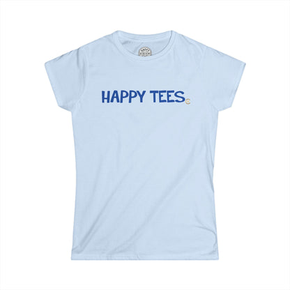 Happy Tees® T‑Shirt (Women's Tee with front logo)  T-Shirt  HAPPY TEES® BRAND