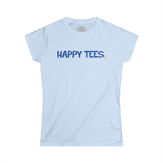 Happy Tees® T‑Shirt (Women's Tee with front logo)  T-Shirt  HAPPY TEES® BRAND