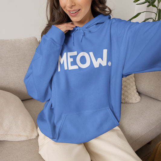 MEOW Happy Tee (Hoodie)  Hoodie  HAPPY TEES® BRAND