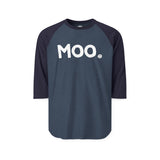 MOO Happy Tee (Long Sleeve Raglan)