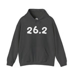 26.2 Happy Tee (Hoodie)  Hoodie 2XL / Dark Heather HAPPY TEES® BRAND