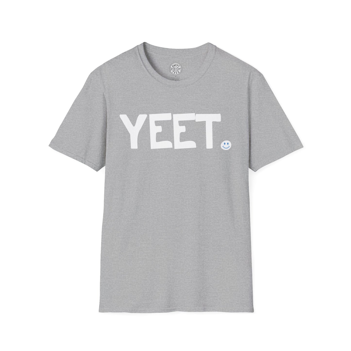 YEET Happy Tee  T-Shirt Sport Grey / 2XL HAPPY TEES® BRAND