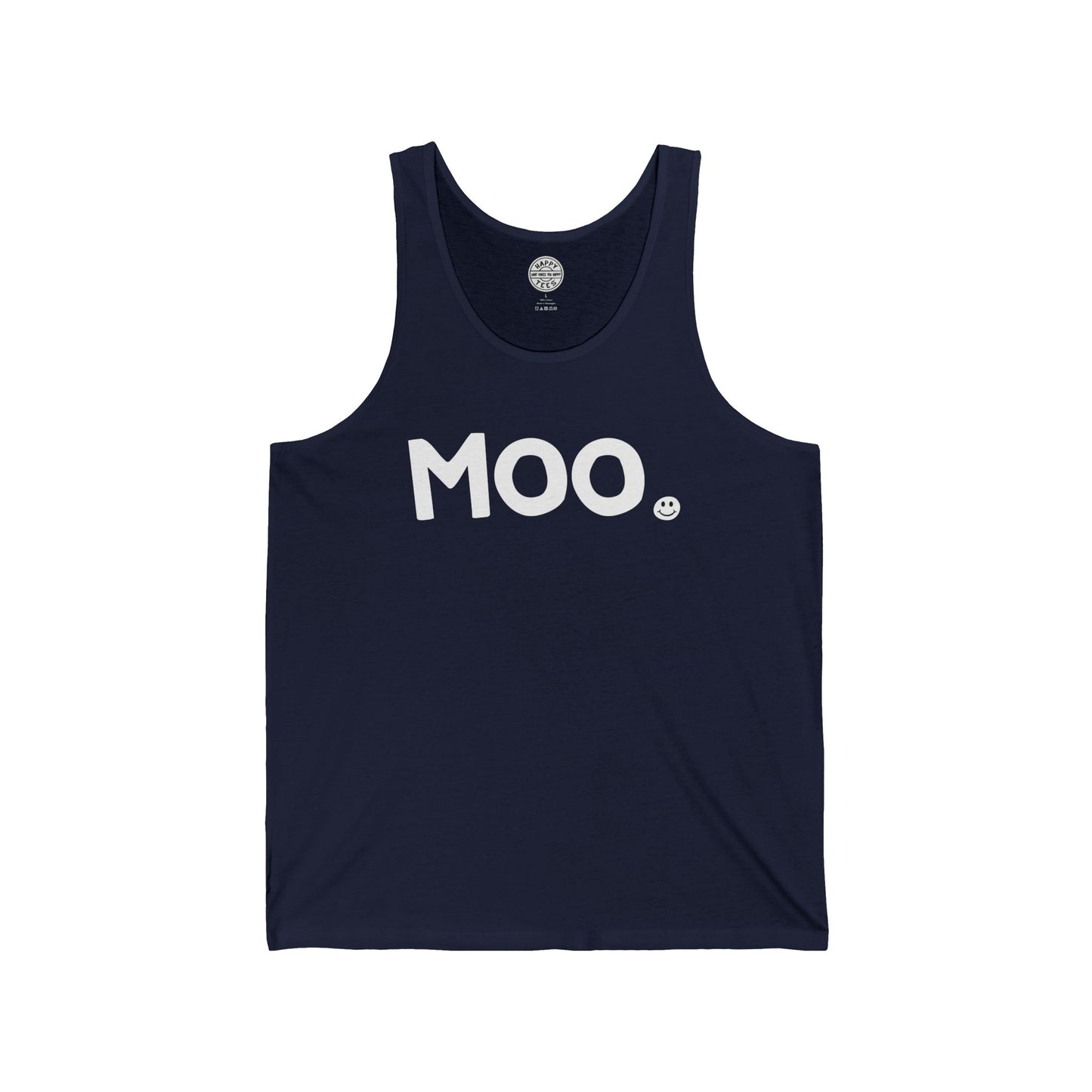 MOO Happy Tee (Tank Top)  Tank Top  HAPPY TEES® BRAND