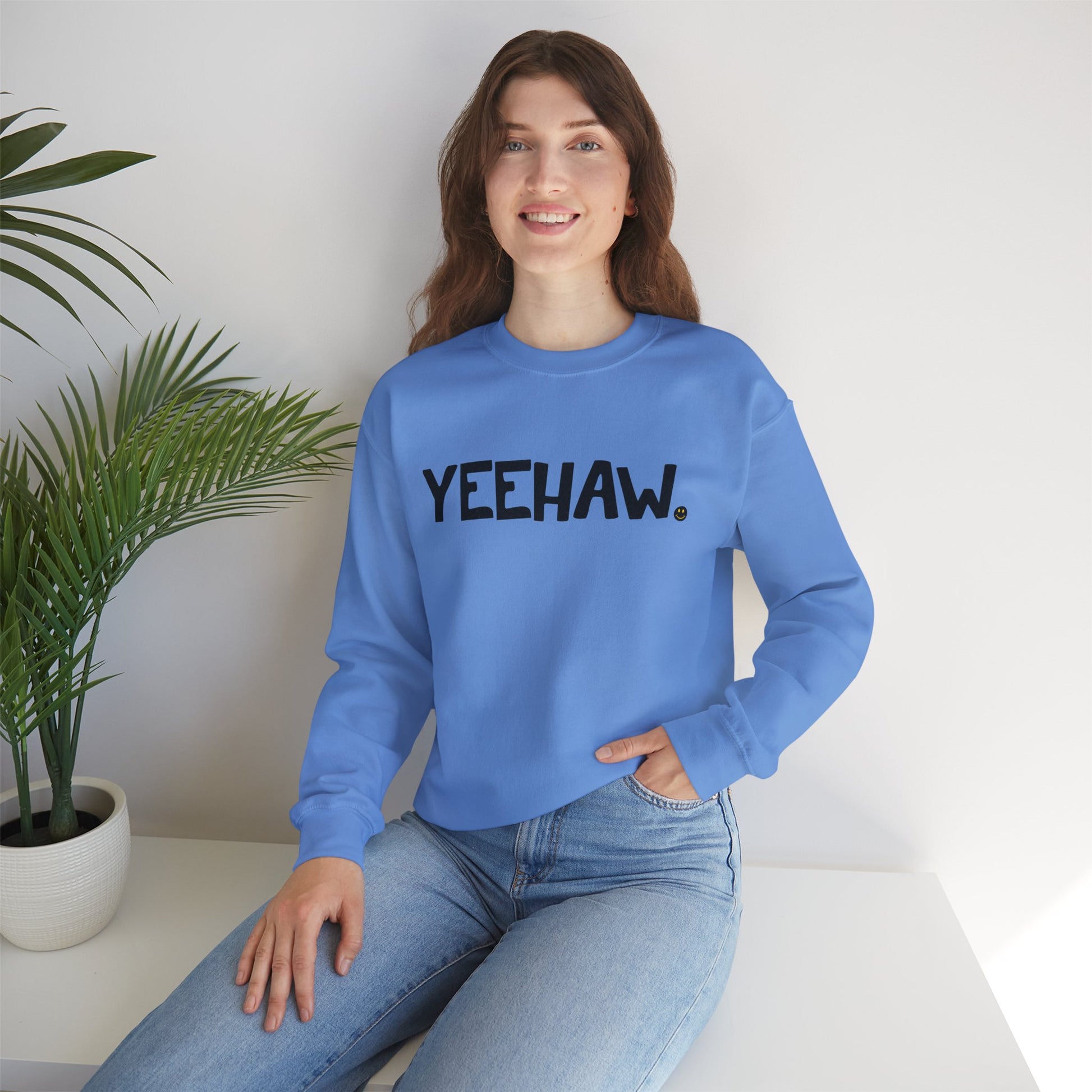 YEEHAW Happy Tee (Sweatshirt)  Sweatshirt  HAPPY TEES® BRAND
