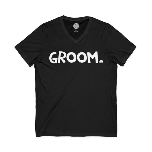 GROOM Happy Tee (V-Neck)