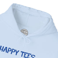 Happy Tees® Hoodie (with front logo)