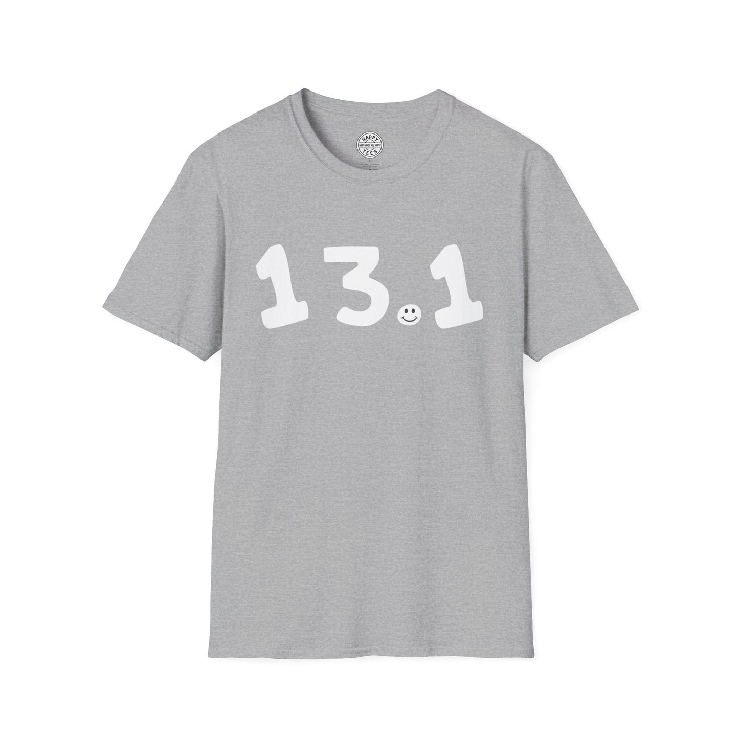 13.1 Happy Tee  T-Shirt Sport Grey / 2XL HAPPY TEES® BRAND