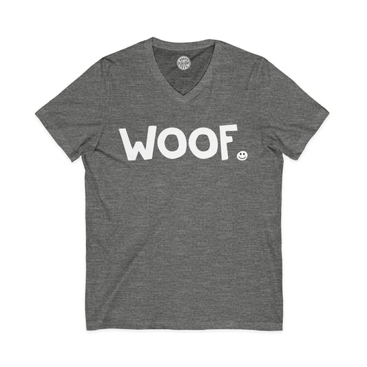 WOOF Happy Tee (V-Neck)  V-neck  HAPPY TEES® BRAND