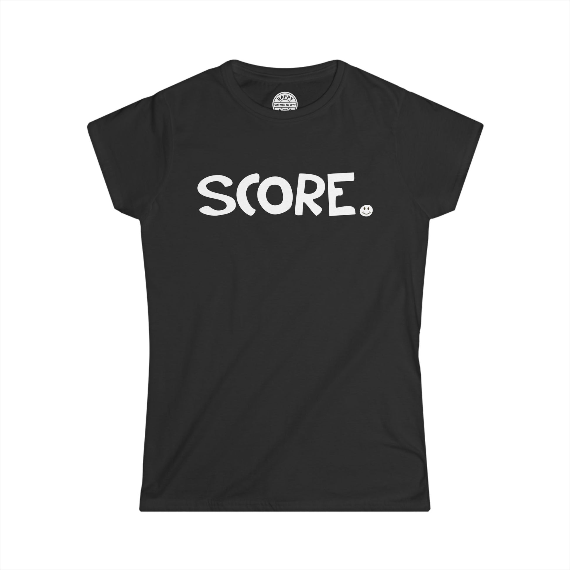 SCORE Happy Tee (Women's Tee)  T-Shirt  HAPPY TEES® BRAND