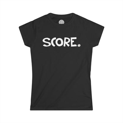 SCORE Happy Tee (Women's Tee)  T-Shirt  HAPPY TEES® BRAND