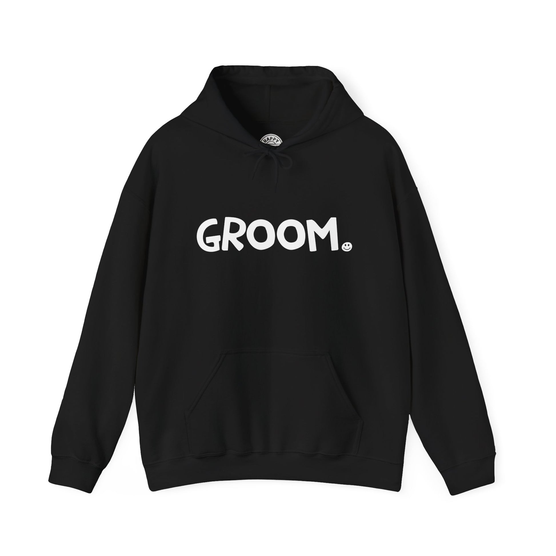GROOM Happy Tee (Hoodie)  Hoodie  HAPPY TEES® BRAND