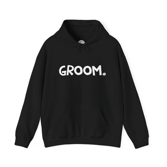 GROOM Happy Tee (Hoodie)  Hoodie  HAPPY TEES® BRAND