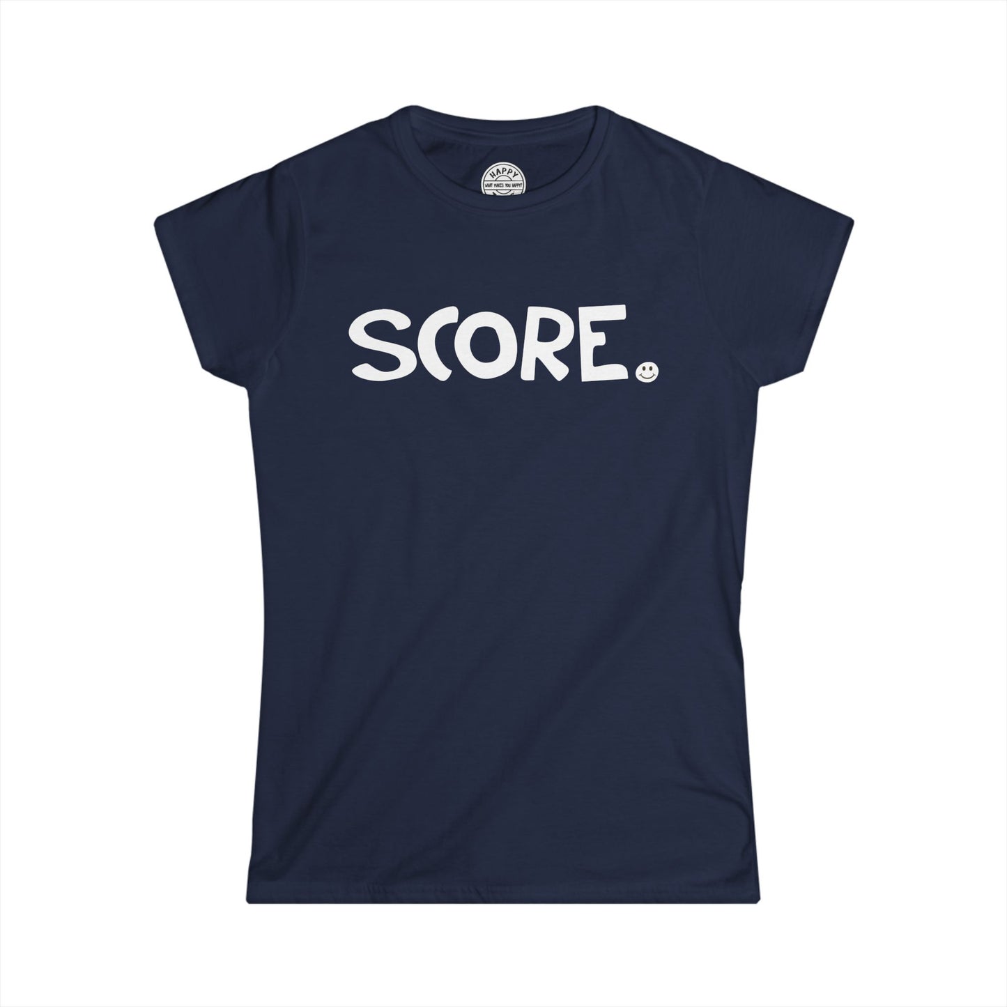 SCORE Happy Tee (Women's Tee)  T-Shirt  HAPPY TEES® BRAND