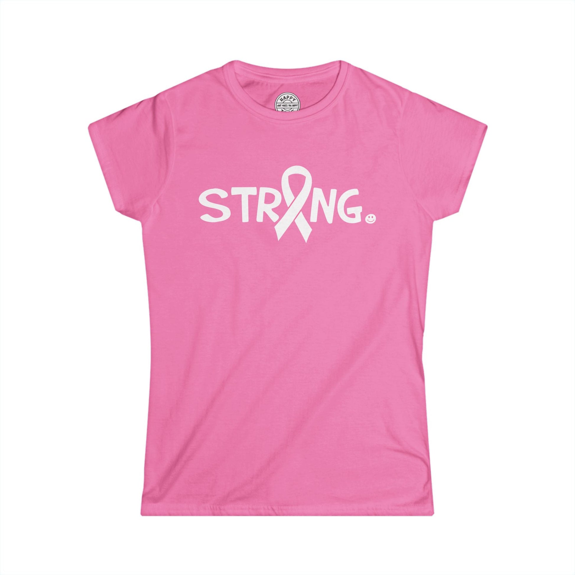 STRONG Happy Tee (Women's Tee for Breast Cancer) Printify