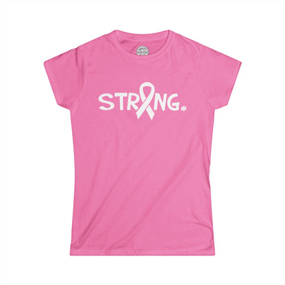 STRONG Happy Tee (Women's Tee for Breast Cancer) Printify