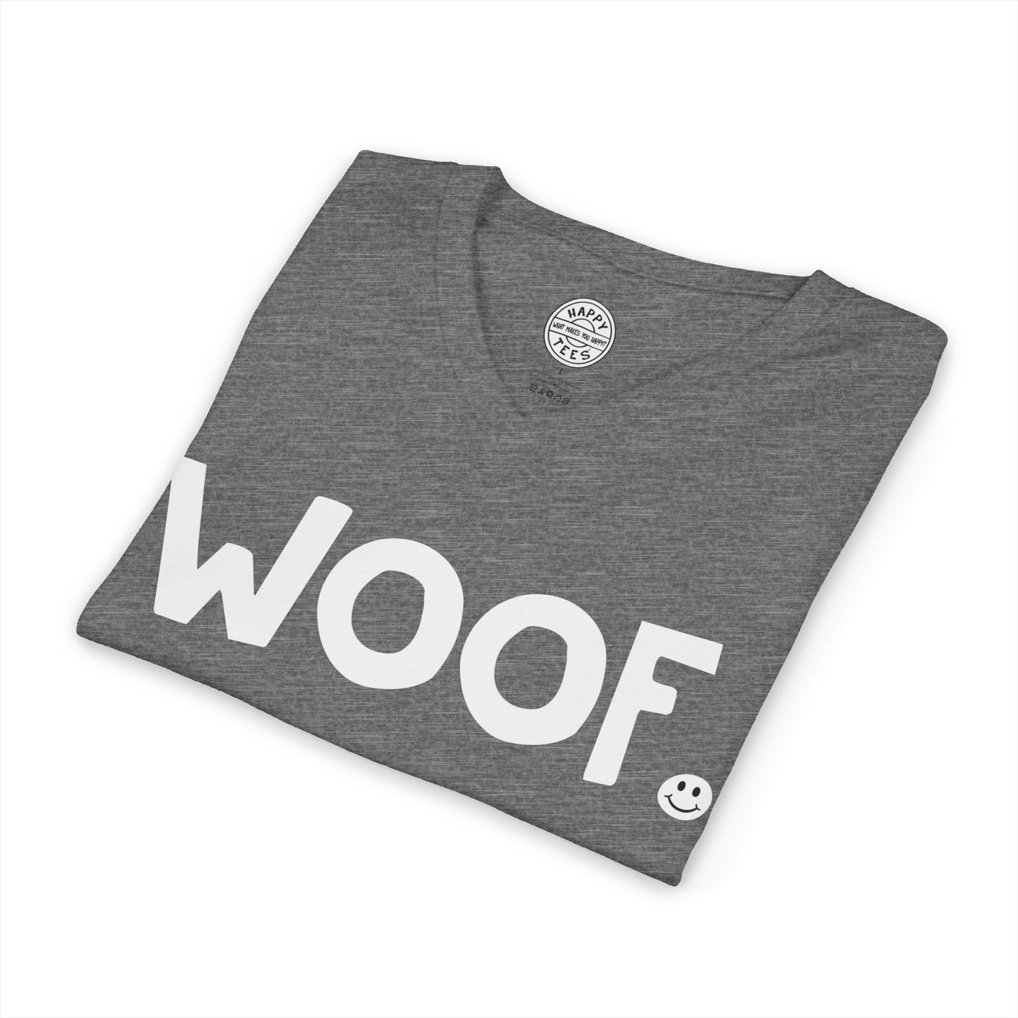 WOOF Happy Tee (V-Neck)  V-neck  HAPPY TEES® BRAND