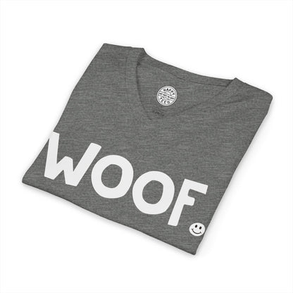 WOOF Happy Tee (V-Neck)  V-neck  HAPPY TEES® BRAND