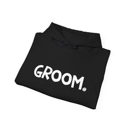 GROOM Happy Tee (Hoodie)  Hoodie  HAPPY TEES® BRAND
