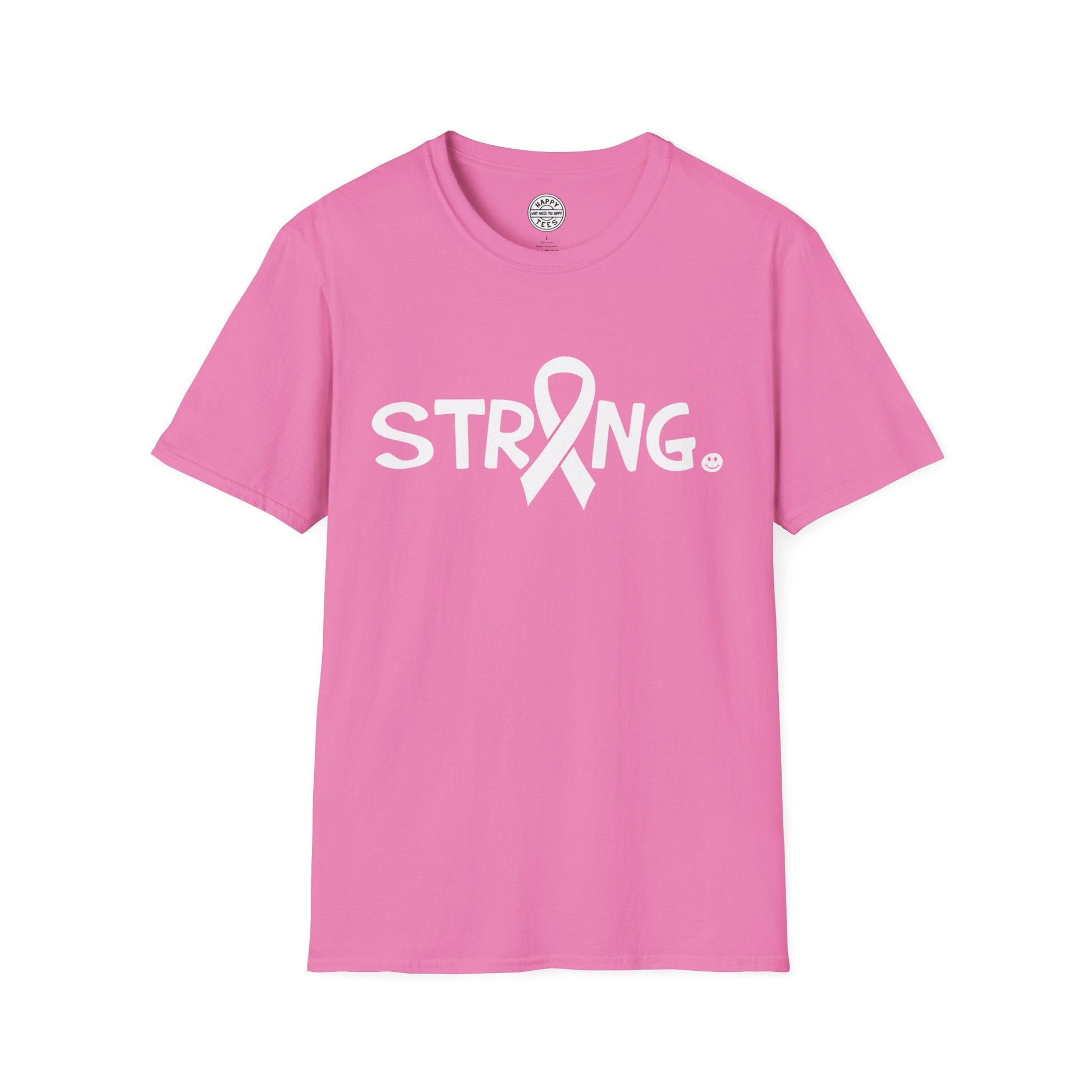 STRONG Happy Tee (Breast Cancer) Printify