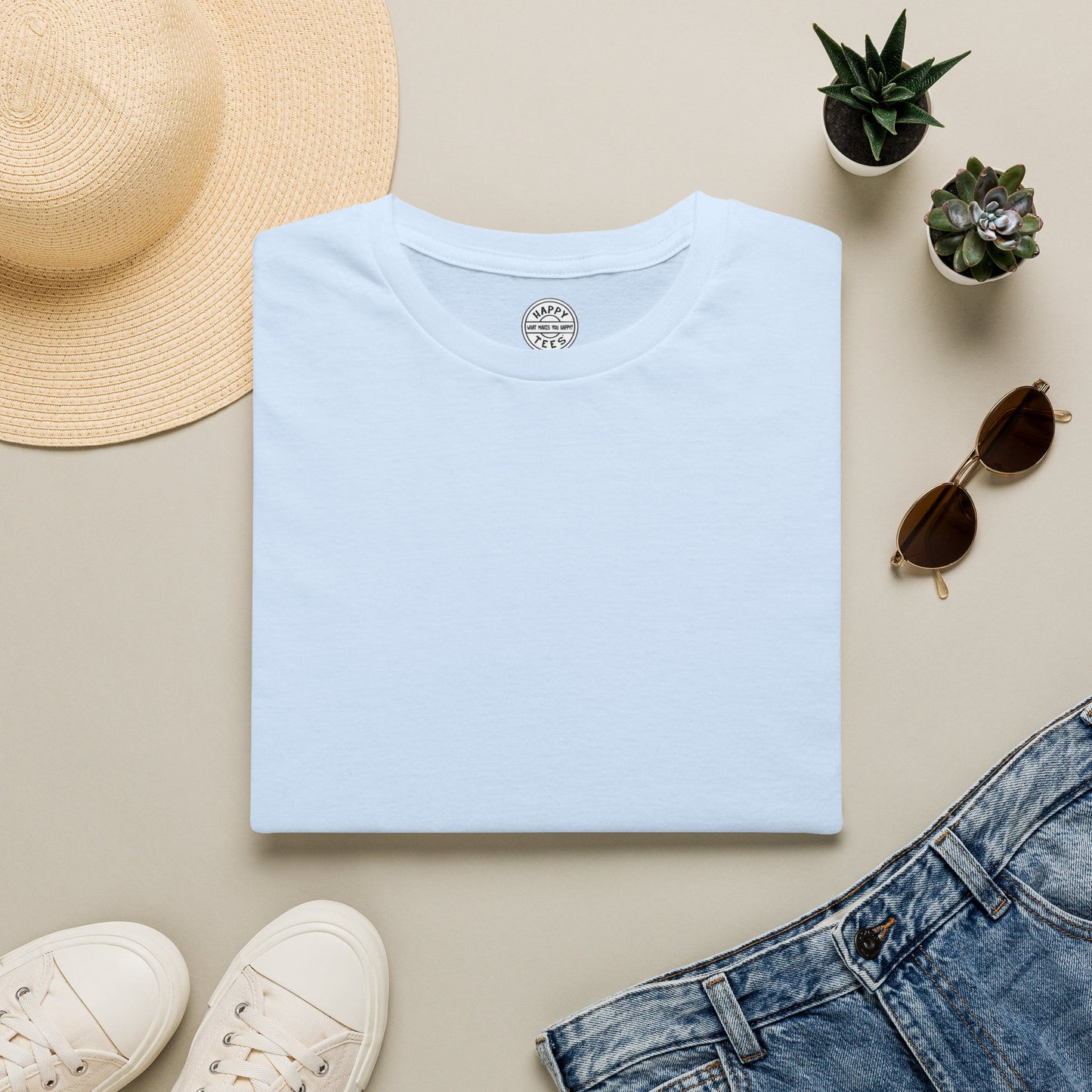 BASIC Happy Tee  T-Shirt  HAPPY TEES® BRAND